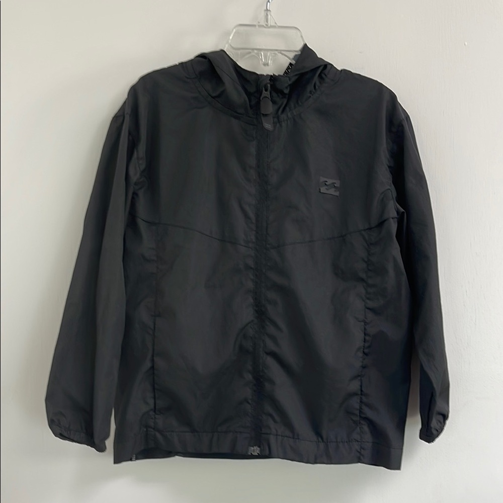 Billabong Black Windbreaker Hooded Jacket (Boys 3T)